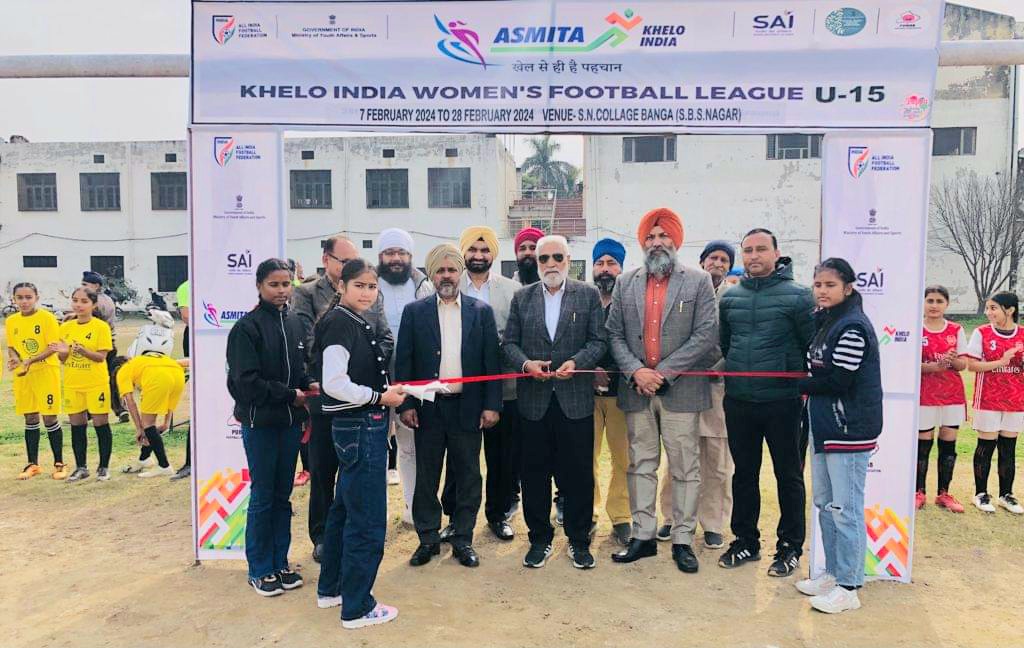 Khelo India Football League was inaugurated at Sikh National College Banga